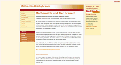 Desktop Screenshot of mathe-fuer-hobbybrauer.de