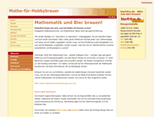 Tablet Screenshot of mathe-fuer-hobbybrauer.de